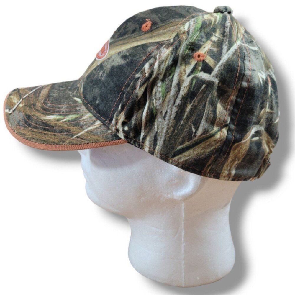 Team Realtree Hat OSFM By Outdoor Cap Adjustable Strap Camouflage Embroidery EUC - Picture 4 of 8